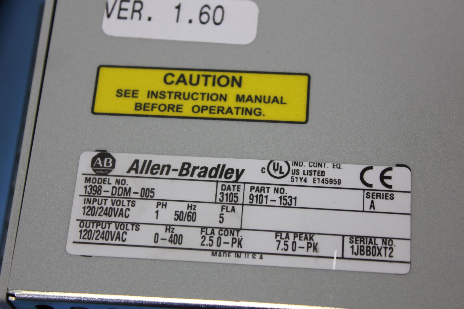 ALLEN BRADLEY SERVO DRIVE - Image 2 of 2