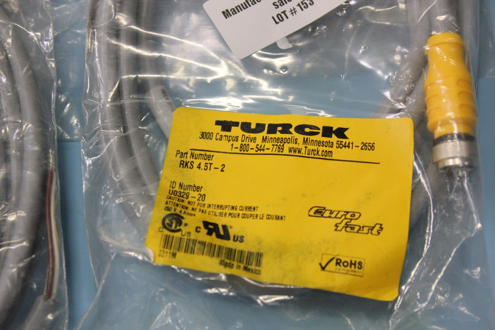 NEW TURCK SENSOR CABLES - Image 2 of 2