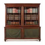 A Regency mahogany library bookcase attributed to Gillows