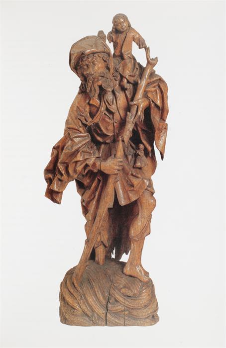 An oak Bressamer beam corbel, Netherlandish circa 1520, Circle of the Master of Elsloo - Image 2 of 2