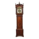 A George III carved mahogany longcase clock by George Monk of Prescot