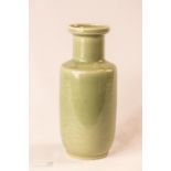 A Celadon Chinese vase, 24cm high.