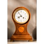 A 19th century mahogany mantle clock, Alfred Wolf,