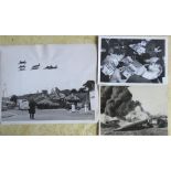 WWII period photographs: Disaster only 100 yards f