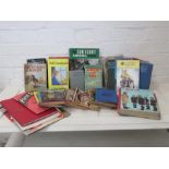 A group of 1950s scout related books.