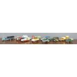 A group of Dinky and Corgi model cars including Mo