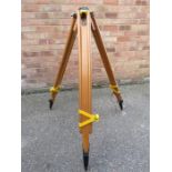 A Hilger & Watts level tripod.