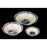 Three 19th century Chinese bowls.