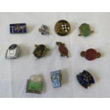 A group of vintage enamel TT Badges, 1960, 1964, 1