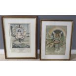 Two advertising prints, 37 by 25cm.