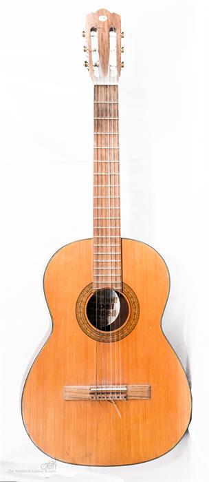 A classical guitar, solid top, for Chappell of Lon