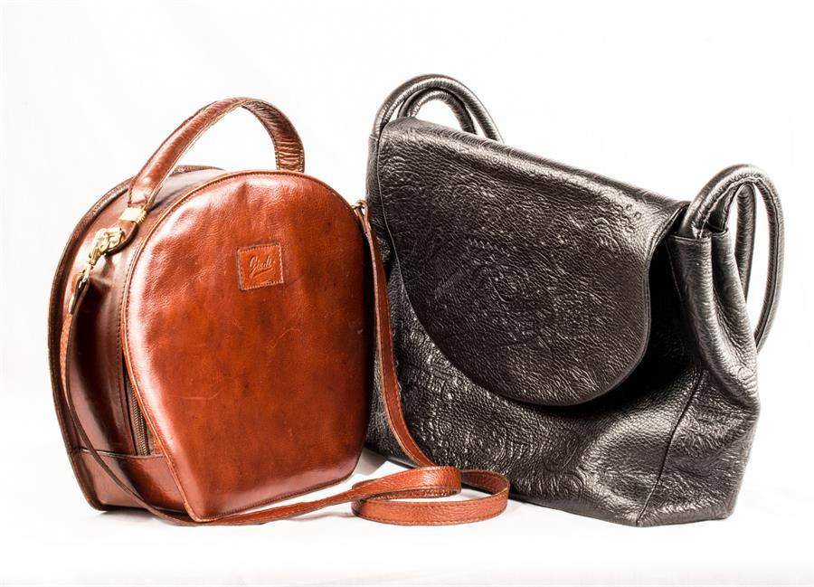 A Gaudi leather handbag together with a Missoni bl