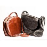 A Gaudi leather handbag together with a Missoni bl