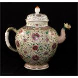 A large 18th century Chinese famille rose enamelle