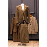 An Ede & Ravenscroft tweed suit jacket and trouser