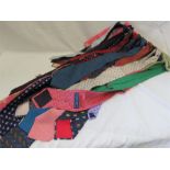 A large quantity of designer ties, some in origina