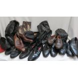 A quantity of gentlemans shoes including a pair of