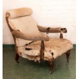 An open arm easy armchair, possibly by Howard & So