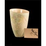 Stephen R Jones: Studio Pottery vase with identify