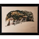 Paul Hogarth (1917-2001): Georgetown Colorado, limited edition print, 10/150, signed in pencil, 56