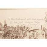 City Graph, Budapest, bearing ink inscription to Ken Kirkwood with kind regards Maqyak Bela, 22nd