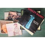 Records: Shirley Bassey, Classical to include Mozart, Beethoven, Rubenstien etc.