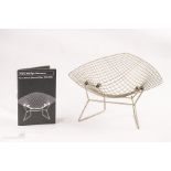Vitro Design Museum - Harry Bertoia, scale model Diamond Chair 1952-1953, 12.5cm high.