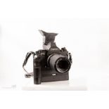 Canon F-1 Film camera with canon macro lens FD 100mm 1:4 S.C.