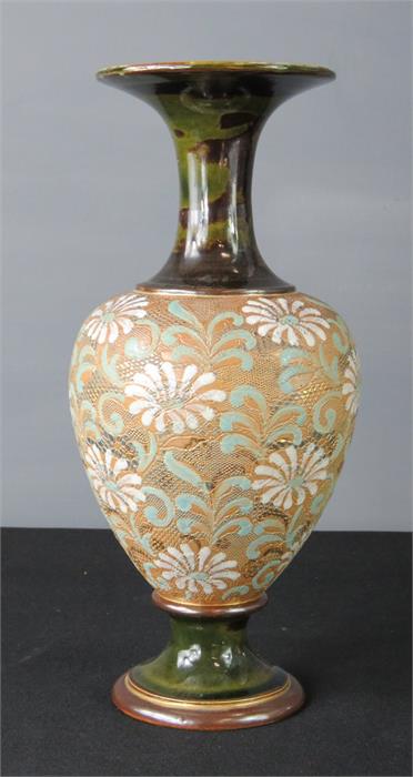 A Royal Doulton vase, impressed and signed to the base. - Image 3 of 4