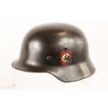 WWII German helmet.