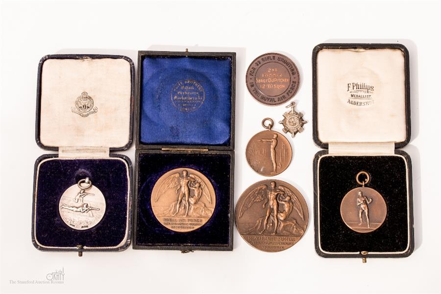 Mixed sporting medals RAF etc.