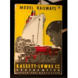 Model Railways, Bassett-Lowke Ltd, Northampton London and Manchester, catalogue.