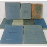 A selection of RAF flying log books and WWI RAF Engine notes.