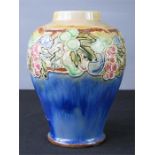 A Royal Doulton vase, impressed to base X8721X, 8225, 20cm high.