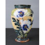 A Doulton Lambeth vase, impressed to base Doulton & Slaters patent to base no8952, 21cm high.