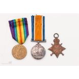 WWI 14/15 star trio to 459 PTE A Royle Manchester Regt.
