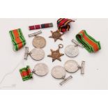 Various WWII medals to include Atlantic Star, Burma Star etc.