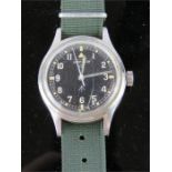 An RAF issue Hamilton wristwatch 6B-910 1000 H 3059, circa 1950.