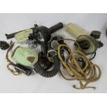 A group of RAF collectables to include oxygen mask, hand held compass etc.