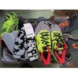A group of sports gear t include new pair of Reebok trainers size 8½, Eistor ski hat etc.