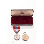 WWI Victory medal to 55347 PTE SJ Cunliffe, together with cased Imperial Service Medal, Sidney