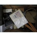 A group of items including watches, Seiko, belts cap and other gents items.