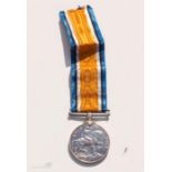 WWI War Medal 2nd Lieut R J Bassett.