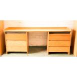 A Conran 1960s 'Summa Time' ash desk.