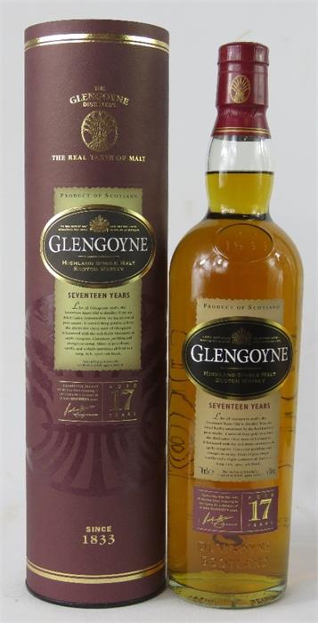 Glengoyne, Highland Single Malt Scotch Whisky, aged 17 years, in original box.