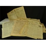 A selection of original newspapers concerning the 1926 General strike.