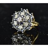 A 9ct gold dress ring, 4.8g.