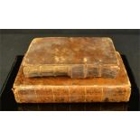 Two early leather bound books: The Ever Green, Being a Collection of Scots Poems wrote by the