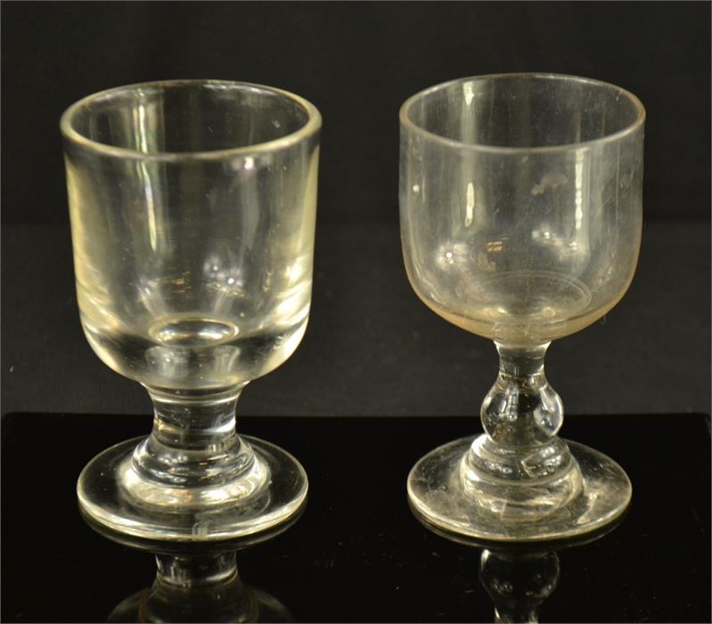 Two Georgian glass rummers circa 1820. - Image 2 of 2