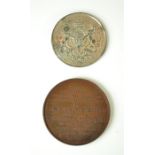 A bronze commemorative medal, HRH Prince Albert Coin.